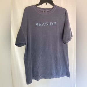 Comfort Colors Seaside Florida Blue T-Shirt Size XL 100% Cotton